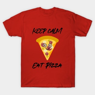 KEEP Calm And Eat Pepperoni Pizza T-Shirt